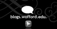 blogs wofford edu banner Blog Upgrade: Student Video Blogger