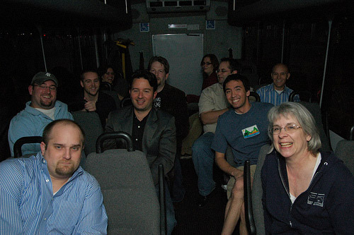 the bus to dinner I had dinner with Chris Brogan: Real implications for social media