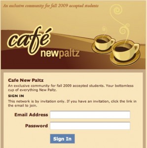 cafenpsignin 298x300 Creating an exclusive online community for fallaccepted students